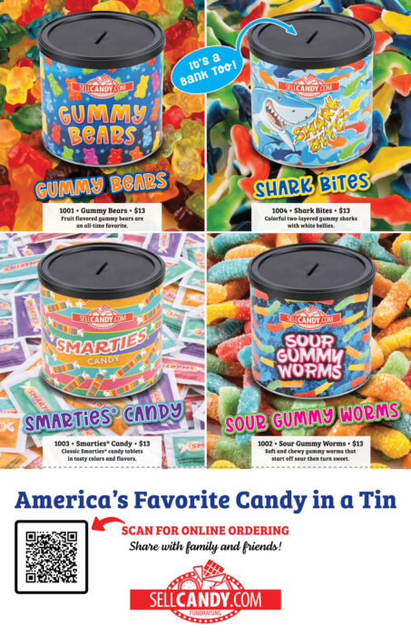 America's Favorite Candy in a Tin brochure